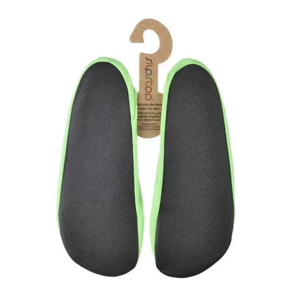 Slipstop neon green puhatalpú cipő