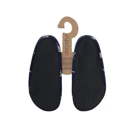 Slipstop Berko Navy junior puhatalpú cipő